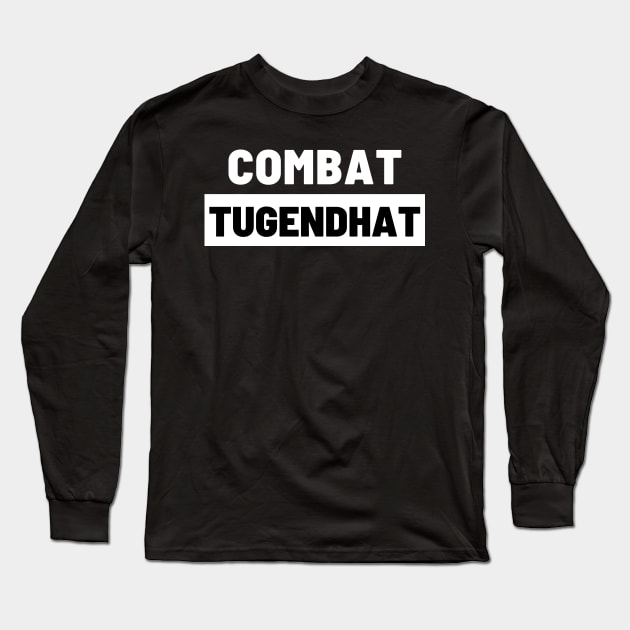 Political T-Shirts UK - Combat Tugendhat Long Sleeve T-Shirt by Never Mind The Bedsocks